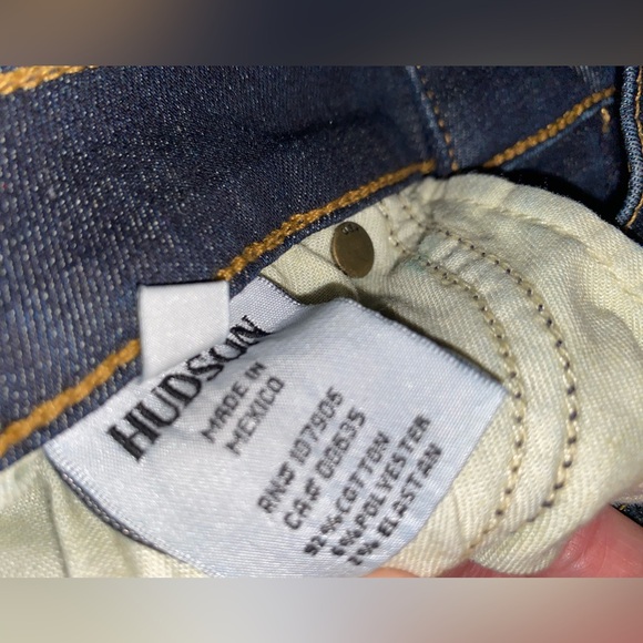 Hudson skinny jeans dark denim size 26 - Picture 10 of 12